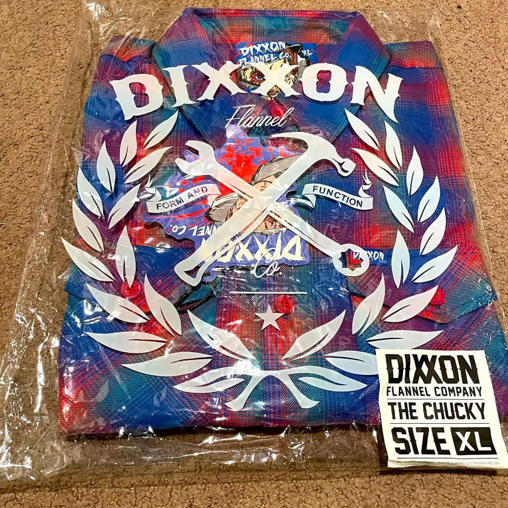 Dixxon “Chucky” Flannel  NIB  Men’s XL  *Sold Out